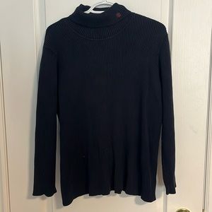 Vintage Ralph Lauren Turtleneck - Size L - Navy Blue - Unisex